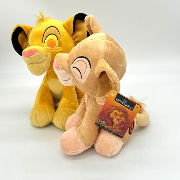 Disney The Lion King 30th Anniversary Simba & Nala Plush Stuffed Toy Set NEW - Picture 4 of 8